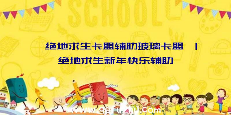 「绝地求生卡盟辅助玻璃卡盟」|绝地求生新年快乐辅助